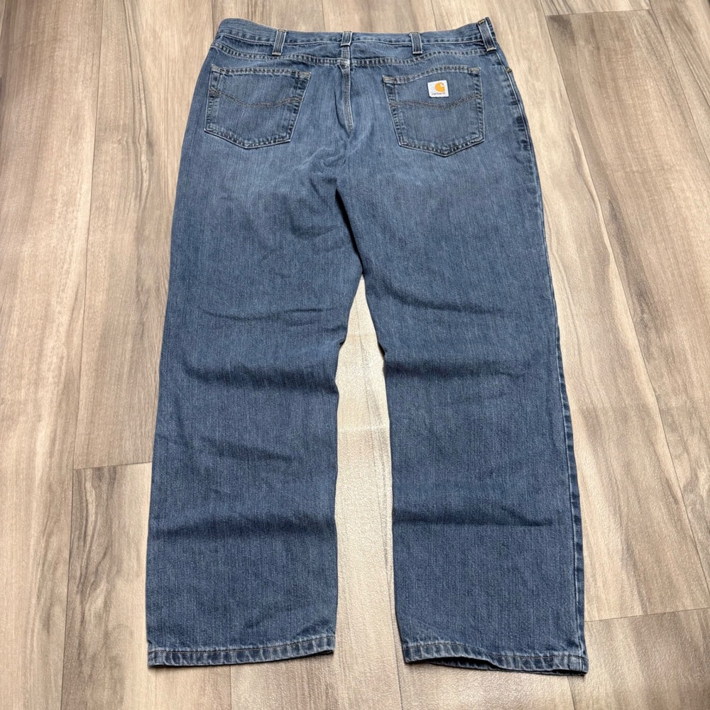 Carhartt Mens Relaxed Fit Straight Leg Denim Jeans Blue 101483 38x30